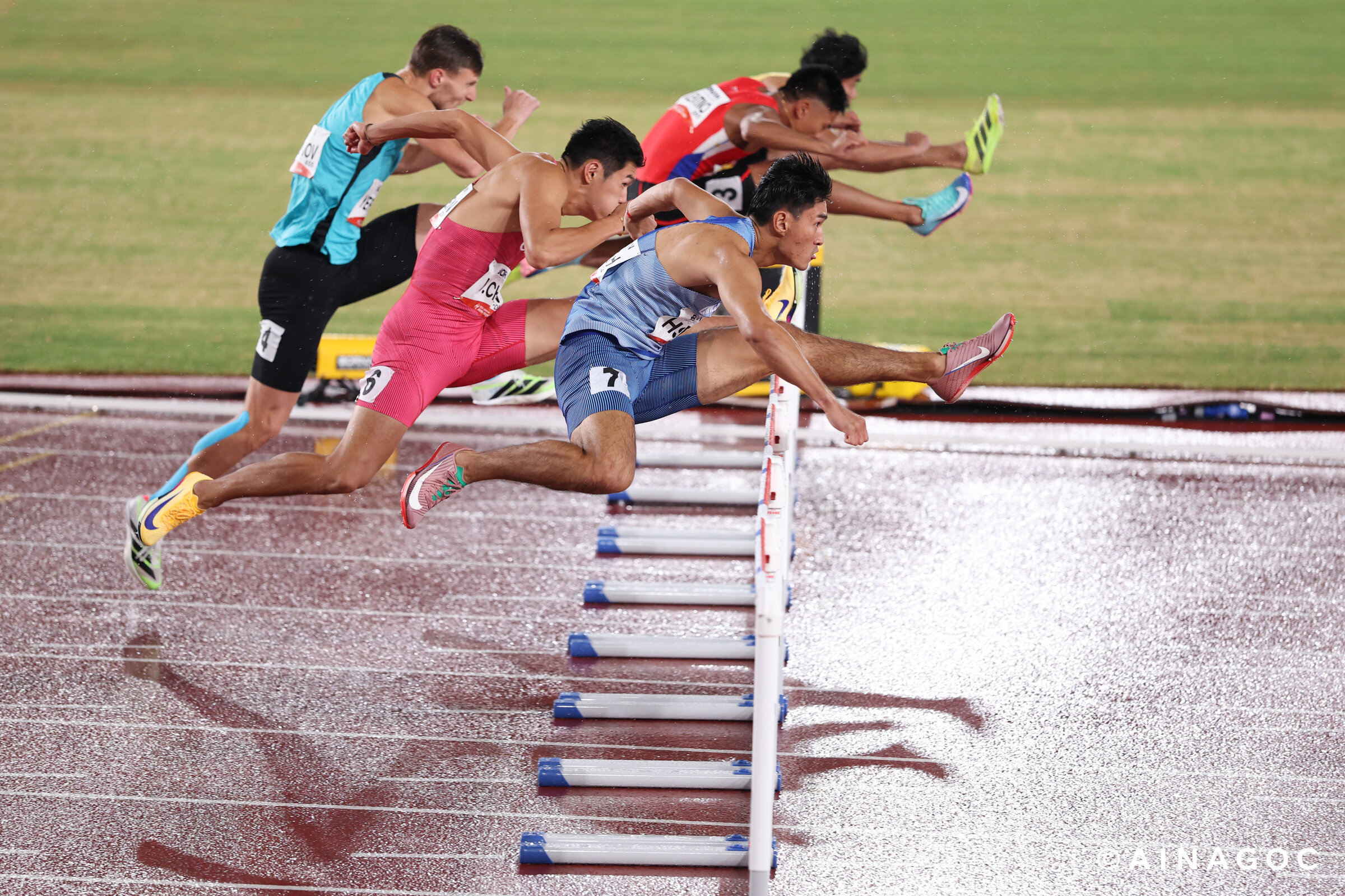 HSIEH Yuan-kai vượt qua vòng loại 110m rào tại ASIAD Aichi-Nagoya 2026